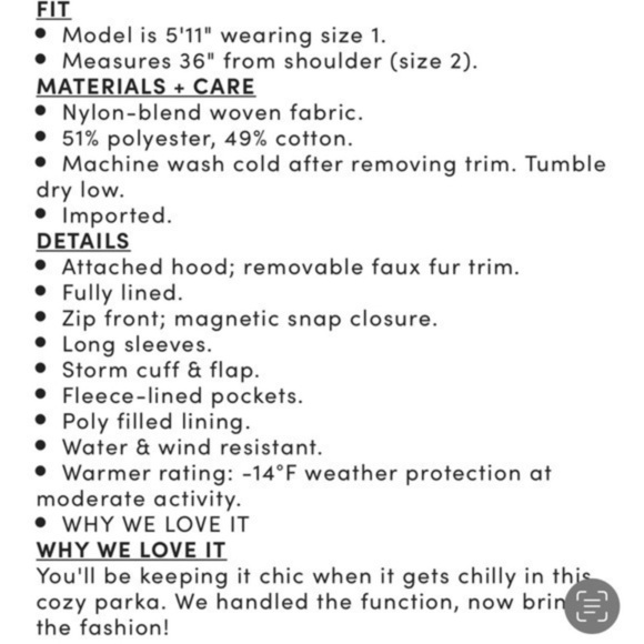 NWT Torrid size 2 purple parka - Picture 7 of 7